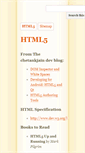 Mobile Screenshot of html.chetankjain.net